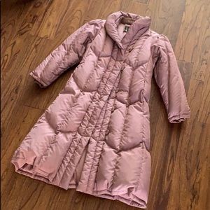 Goose down coat